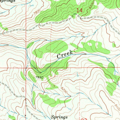 United States Geological Survey Lost Creek, WY (1967, 24000-Scale) digital map