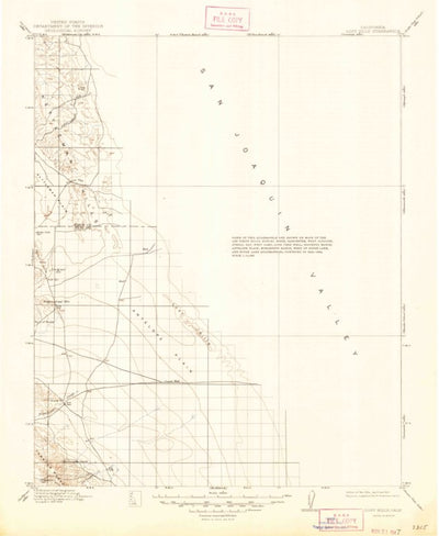 United States Geological Survey Lost Hills, CA (1914, 125000-Scale) digital map