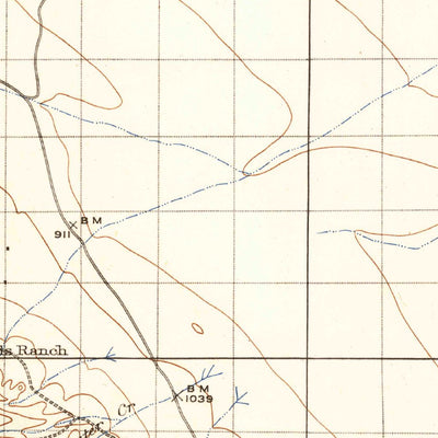 United States Geological Survey Lost Hills, CA (1914, 125000-Scale) digital map