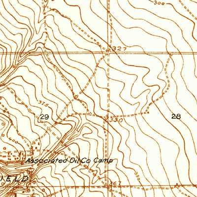United States Geological Survey Lost Hills NW, CA (1932, 31680-Scale) digital map