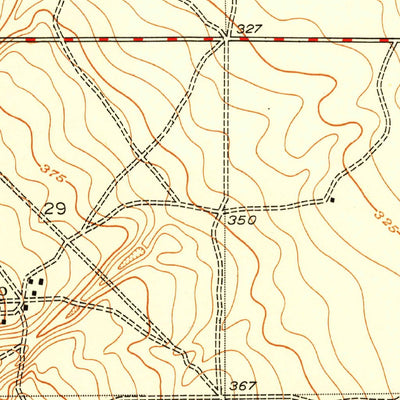 United States Geological Survey Lost Hills NW, CA (1950, 24000-Scale) digital map