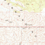 United States Geological Survey Lost Horse Mountain, CA (1958, 62500-Scale) digital map