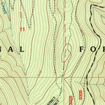 United States Geological Survey Lost Horse Mountain, MT (1997, 24000-Scale) digital map