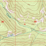 United States Geological Survey Lost Horse Mountain, MT (1997, 24000-Scale) digital map