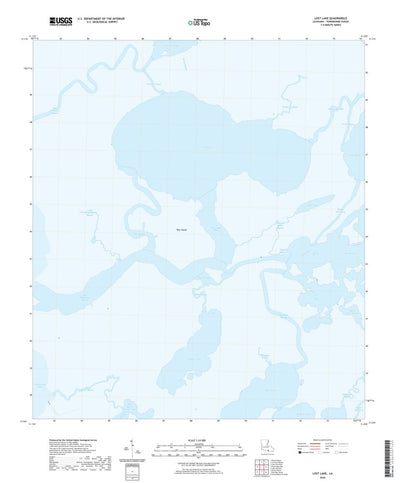 United States Geological Survey Lost Lake, LA (2020, 24000-Scale) digital map
