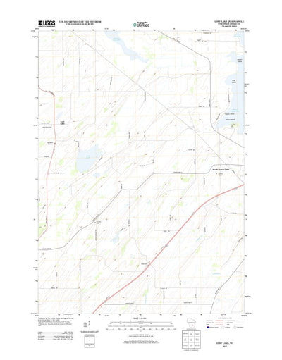 United States Geological Survey Lost Lake, WI (2013, 24000-Scale) digital map