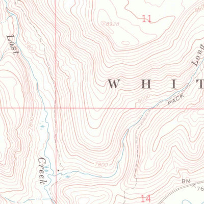 United States Geological Survey Lost Park, CO (1966, 24000-Scale) digital map