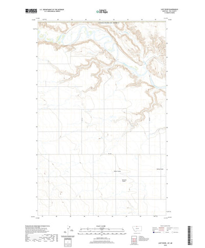 United States Geological Survey Lost River, MT (2020, 24000-Scale) digital map