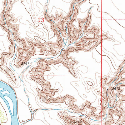 United States Geological Survey Lost River NE, MT (1972, 24000-Scale) digital map