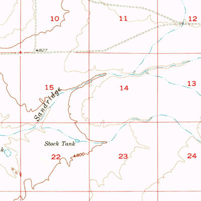 United States Geological Survey Lost Spring Mountain, AZ-UT (1954, 62500-Scale) digital map