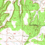United States Geological Survey Lost Spring Mountain, AZ-UT (1954, 62500-Scale) digital map