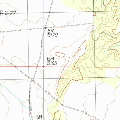 United States Geological Survey Lost Spring Mountain East, AZ-UT (1988, 24000-Scale) digital map
