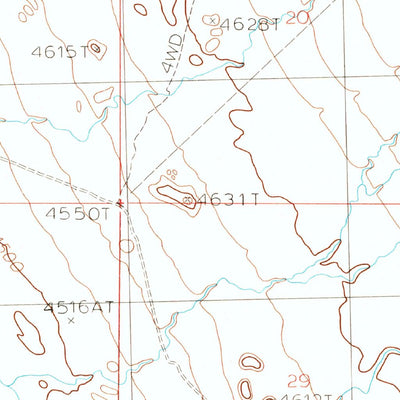 United States Geological Survey Lost Spring Mountain West, AZ-UT (1988, 24000-Scale) digital map