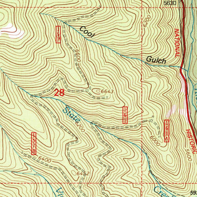 United States Geological Survey Lost Trail Pass, MT-ID (1997, 24000-Scale) digital map