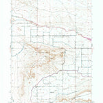 United States Geological Survey Lost Wells Butte, WY (1958, 24000-Scale) digital map