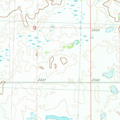 United States Geological Survey Lostwood, ND (1981, 24000-Scale) digital map