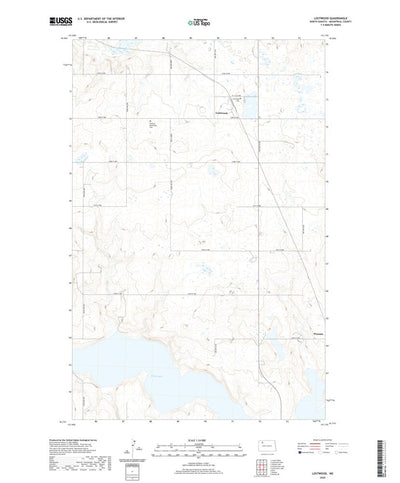 United States Geological Survey Lostwood, ND (2020, 24000-Scale) digital map