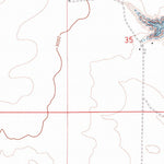 United States Geological Survey Lothair SW, MT (1970, 24000-Scale) digital map