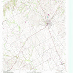 United States Geological Survey Lott, TX (1963, 24000-Scale) digital map
