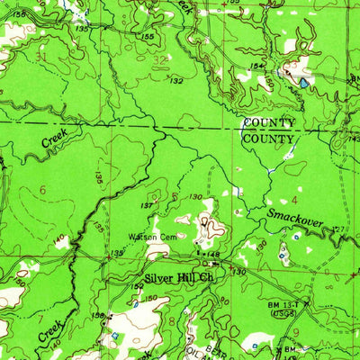 United States Geological Survey Louann, AR (1964, 62500-Scale) digital map