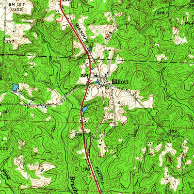 United States Geological Survey Louann, AR (1964, 62500-Scale) digital map