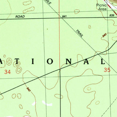 United States Geological Survey Loud Dam, MI (1989, 24000-Scale) digital map
