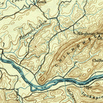 United States Geological Survey Loudon, TN (1895, 125000-Scale) digital map