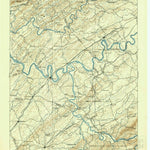 United States Geological Survey Loudon, TN (1895, 125000-Scale) digital map