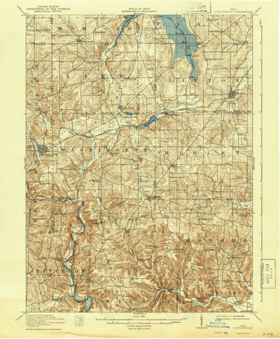 United States Geological Survey Loudonville, OH (1914, 62500-Scale) digital map