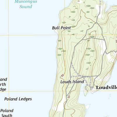 United States Geological Survey Louds Island, ME (2021, 24000-Scale) digital map