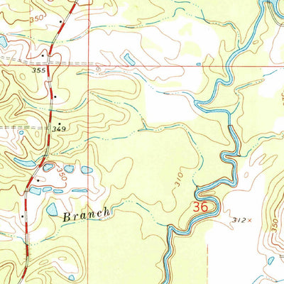 United States Geological Survey Louin SW, MS (1968, 24000-Scale) digital map
