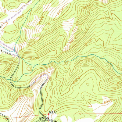United States Geological Survey Louis Lake, WY (1953, 24000-Scale) digital map
