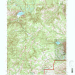 United States Geological Survey Louis Lake, WY (1991, 24000-Scale) digital map