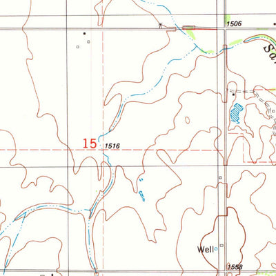 United States Geological Survey Louis, OK-TX (1985, 24000-Scale) digital map