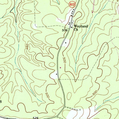 United States Geological Survey Louisa, VA (1970, 24000-Scale) digital map