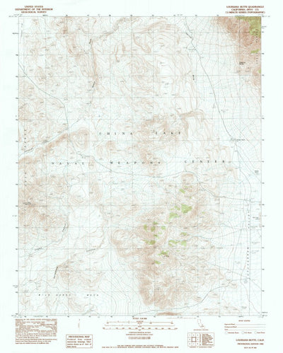 United States Geological Survey Louisiana Butte, CA (1982, 24000-Scale) digital map