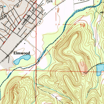 United States Geological Survey Louisiana, MO-IL (1991, 24000-Scale) digital map
