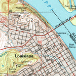 United States Geological Survey Louisiana, MO-IL (1991, 24000-Scale) digital map