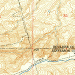 United States Geological Survey Louisville, CO (1942, 24000-Scale) digital map