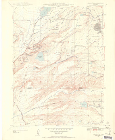 United States Geological Survey Louisville, CO (1950, 24000-Scale) digital map