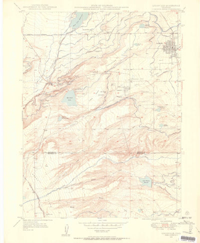 United States Geological Survey Louisville, CO (1950, 24000-Scale) digital map