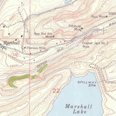 United States Geological Survey Louisville, CO (1957, 24000-Scale) digital map
