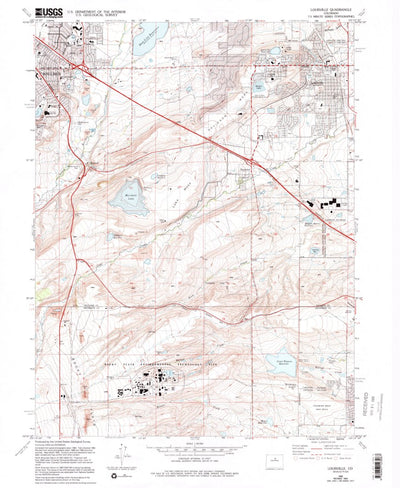United States Geological Survey Louisville, CO (1965, 24000-Scale) digital map