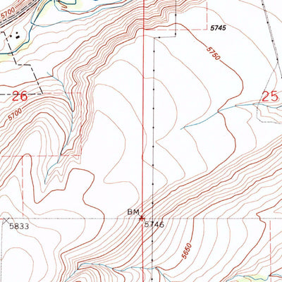 United States Geological Survey Louisville, CO (1965, 24000-Scale) digital map