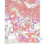 United States Geological Survey Louisville East, KY (1982, 24000-Scale) digital map