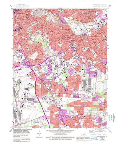United States Geological Survey Louisville East, KY (1982, 24000-Scale) digital map