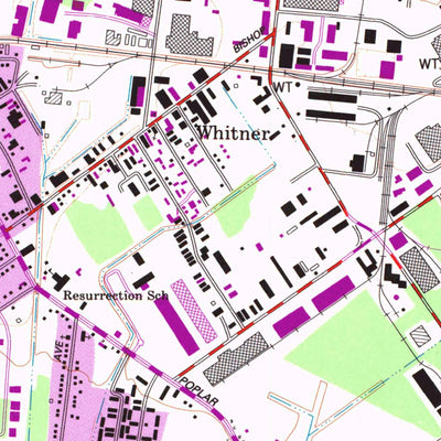 United States Geological Survey Louisville East, KY (1982, 24000-Scale) digital map