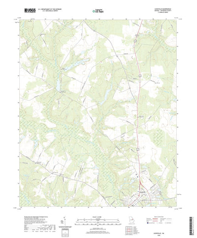 United States Geological Survey Louisville, GA (2020, 24000-Scale) digital map