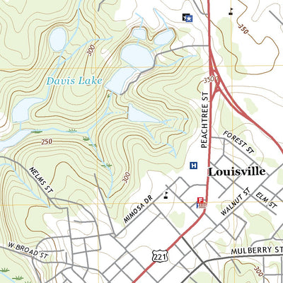 United States Geological Survey Louisville, GA (2020, 24000-Scale) digital map
