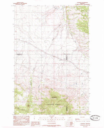 United States Geological Survey Louisville, MT (1985, 24000-Scale) digital map
